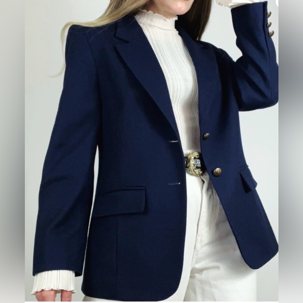 Vintage Pendleton Navy Blue Blazer